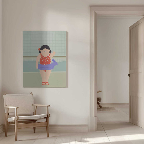 Tablou canvas „Swimming Lessons” de Jota de jai