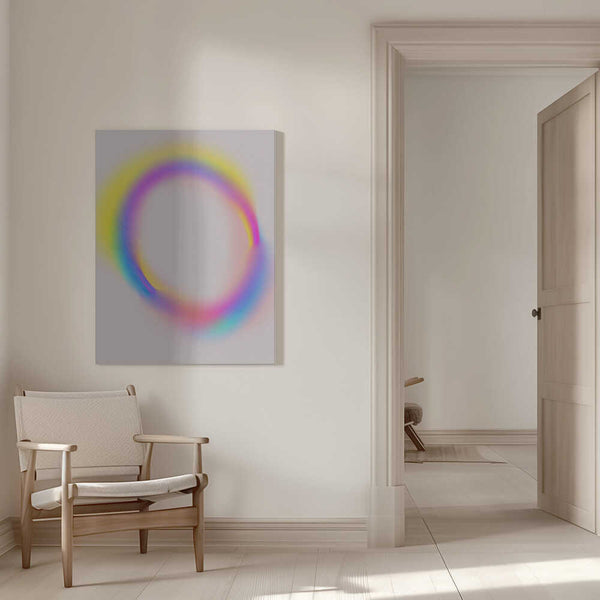 Tablou canvas „Luminous Spectrum Halo” de Treechild