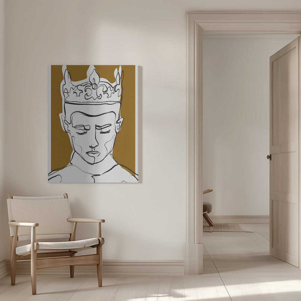 Tablou canvas „Silent Monarch” de Treechild