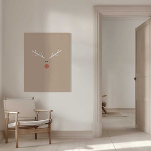 Tablou canvas „Christmas Reindeer” de Kristina N. - SoulArt Shop
