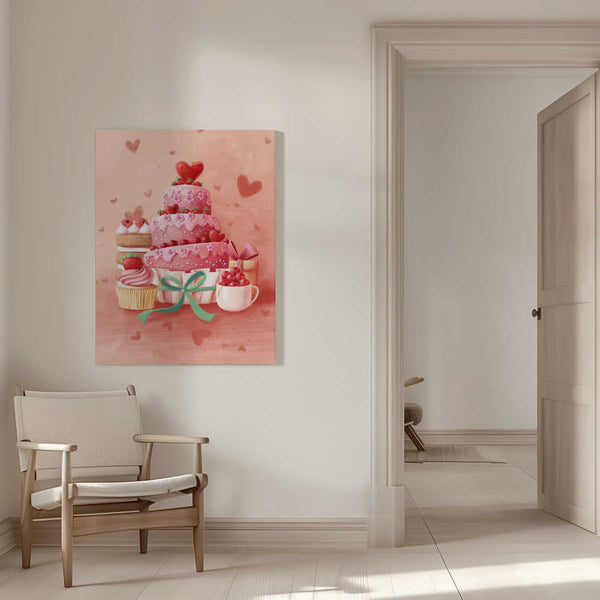 Tablou canvas „Pink Cake” de Xuan Thai