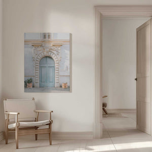 Tablou canvas „Blue tones of Rome - Italy travel photography” de Raisa Zwart