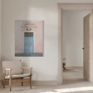 Tablou canvas „Pastel Trastevere - Rome Italy travel photography” de Raisa Zwart