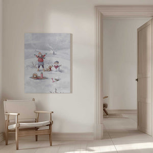 Tablou canvas „Winter Girl” de Xuan Thai
