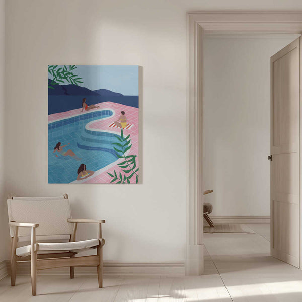 Tablou canvas „Pool Ladies” de Maja Tomljanovic