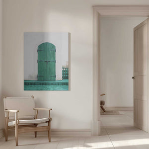 Tablou canvas „Marrakesh Green Door” de Raisa Zwart