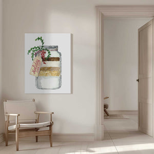 Tablou canvas „Holiday cookies in a jar” de Rosana Laiz Blursbyai