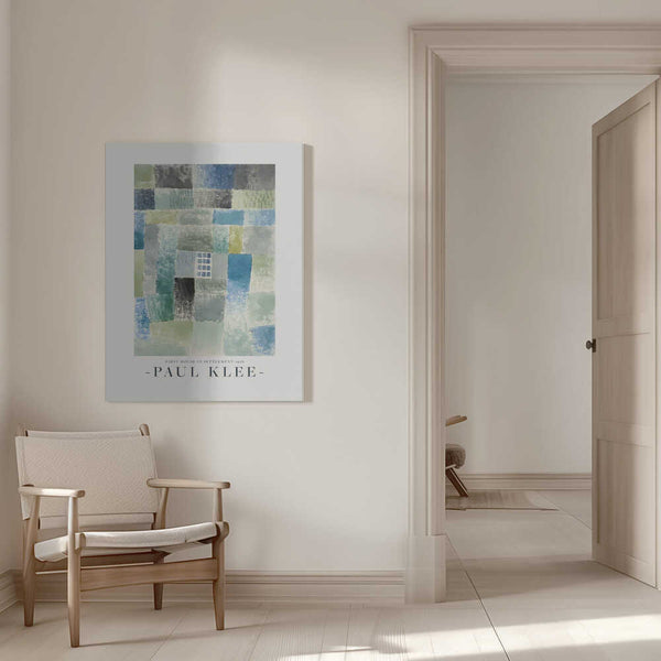 Tablou canvas „First House in a Settlement 1926” de Paul Klee