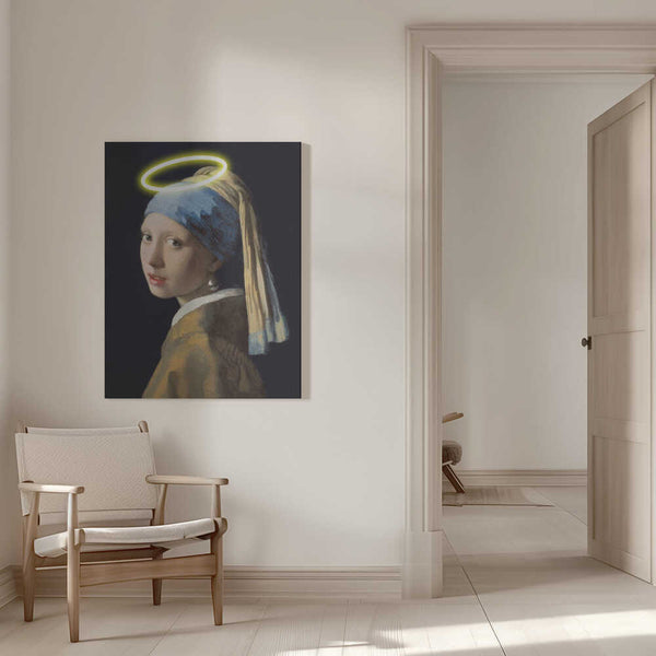 Tablou canvas „Girl With A Halo” de Artelele