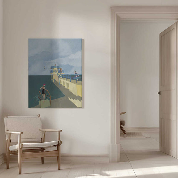 Tablou canvas „Blackrock, Salthill, Galway Ireland Art Print” de Charlotte Trudgett