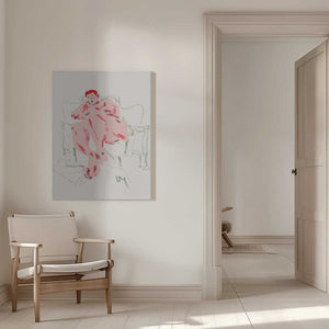 Tablou canvas „Model Resting In A Chair” de Francesco Gulina