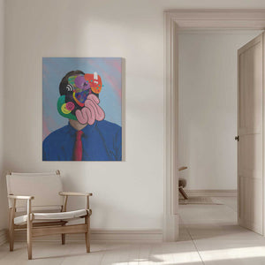Tablou canvas „Trying Hard To Look Busy” de Famous When Dead