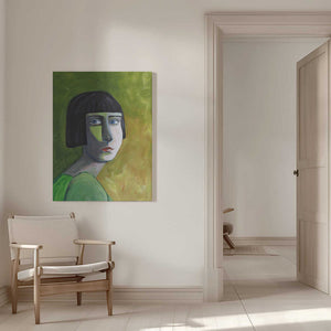 Tablou canvas „Lady with the Look” de Sharyn Bursic
