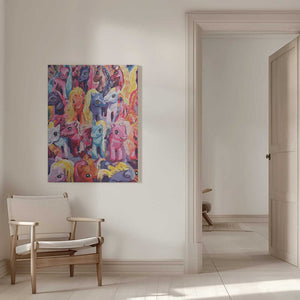 Tablou canvas „Ponies” de Pauline Wegman | Key and Sea Creative