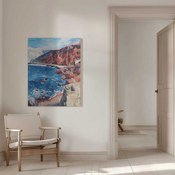 Tablou canvas „Red Sand Beach” de Pauline Wegman | Key and Sea Creative