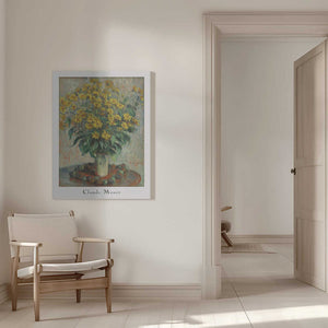 Tablou canvas „Jerusalem Artichoke Flowers” de Claude Monet