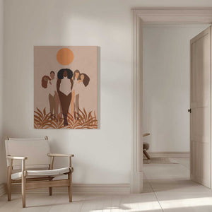 Tablou canvas „W.O.M.E.N 2” de Carelle N'guessan