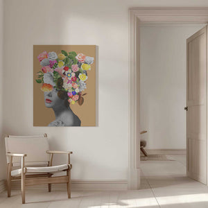 Tablou canvas „Floral portrait” de Frida Floral Studio