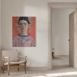 Tablou canvas „Floral Portrait Aura” de Treechild