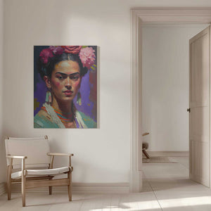 Tablou canvas „Vibrant Elegance” de Treechild