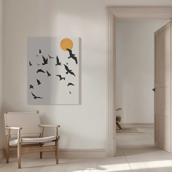 Tablou canvas „Dancing In the Sky” de Kubistika