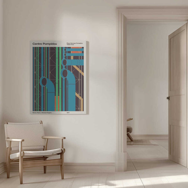 Tablou canvas „Pompidou” de Florent Bodart