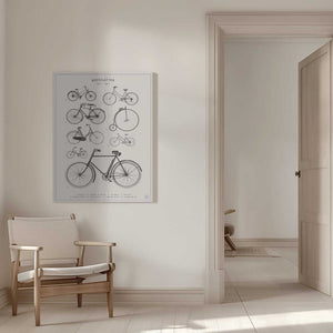 Tablou canvas „Bicyclettes” de Florent Bodart