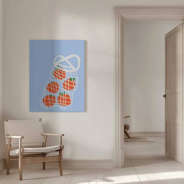 Tablou canvas „Tomatoes in Mesh” de Athene Fritsch