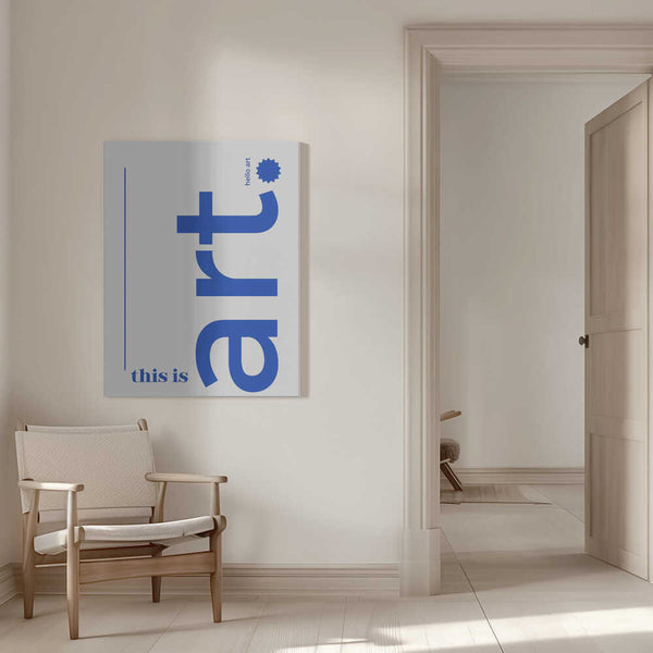 Tablou canvas „Hello Bold Typography” de Athene Fritsch