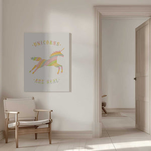 Tablou canvas „Unicorns Are Real” de Florent Bodart