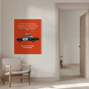 Tablou canvas „Blues Brothers Standard Wall Art” de WallChart Art Studio