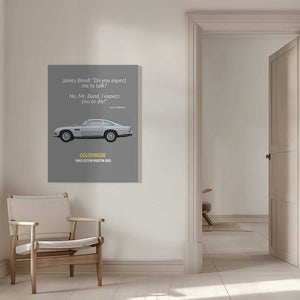 Tablou canvas „Goldfinger Standard Wall Art” de WallChart Art Studio