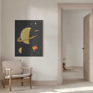 Tablou canvas „Rings of Saturn” de Taudalpoi