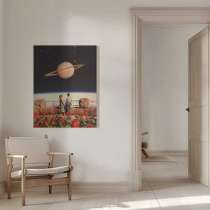 Tablou canvas „Lovers In Space” de Taudalpoi