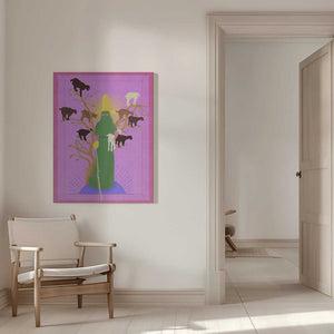 Tablou canvas „Holy Woman Herder” de Jota de jai