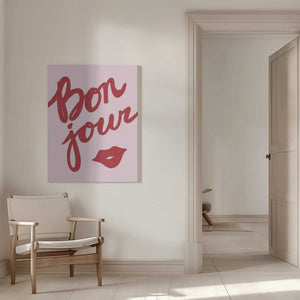 Tablou canvas „Bonjour Kiss” de Athene Fritsch