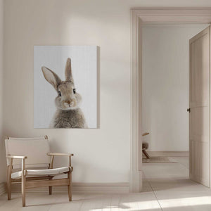 Tablou canvas „Peekaboo Bunny” de Lola Peacock