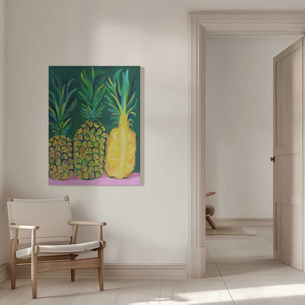 Tablou canvas „Pineapples” de Alice Straker