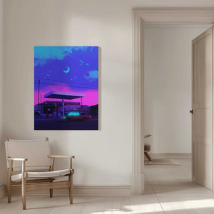 Tablou canvas „Neon Night” de Ritvik takkar