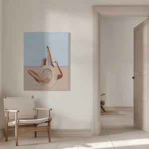Tablou canvas „Poolside Girl” de Ivy Green Illustrations