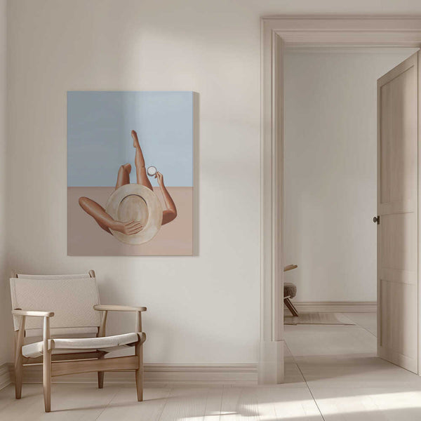 Tablou canvas „Poolside Girl” de Ivy Green Illustrations