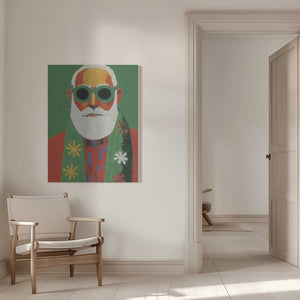 Tablou canvas „Sunny Santa Style” de Treechild