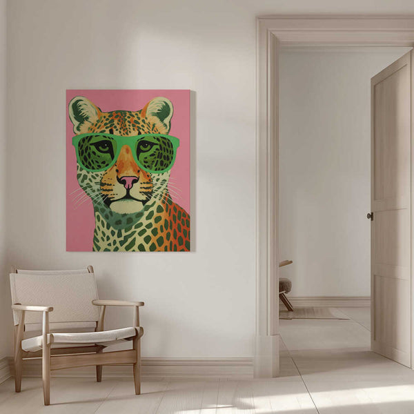 Tablou canvas „Cool Cat Portrait” de Treechild