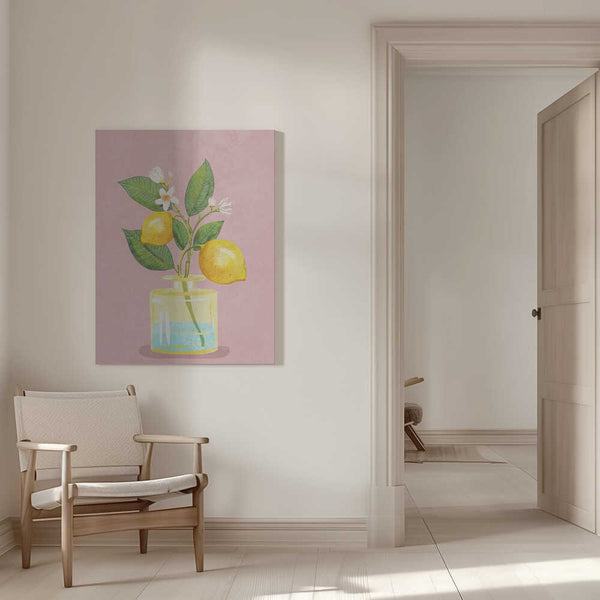 Tablou canvas „Lemon Bunch In Vase” de Raissa Oltmanns