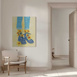 Tablou canvas „Sunflower Walk” de Raissa Oltmanns