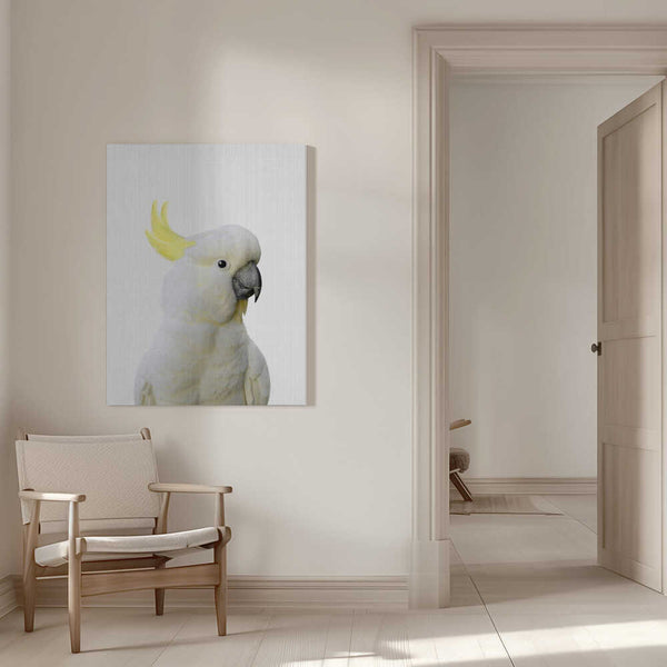 Tablou canvas „Peekaboo Cockatoo” de Lola Peacock