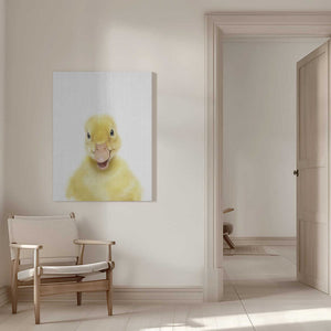 Tablou canvas „Peekaboo Baby Duck” de Lola Peacock