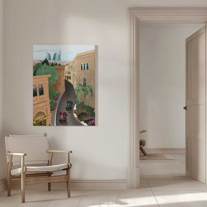 Tablou canvas „Baku Azerbeidzjan” de Goed Blauw