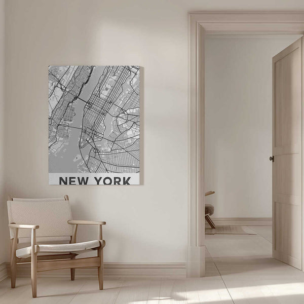 Tablou canvas „New York White” de StudioSix