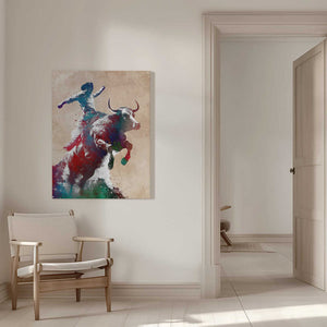 Tablou canvas „Sport Rodeo 1” de Justyna Jaszke